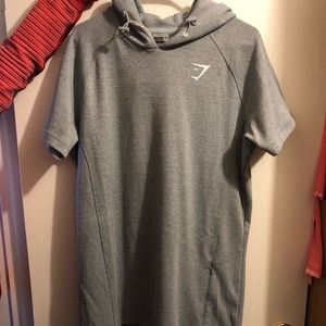 Gymshark men’s Medium Jacquard pullover. Grey.